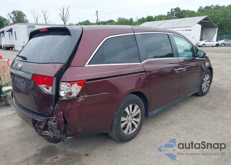 2015 Honda Odyssey Ex-L из США, поврежденный, VIN 5FNRL5H62FB093294